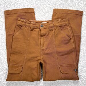Billabong Cargo Pants Women's 25 (27x28) Rust Utility Workwear Streetwear Skater
